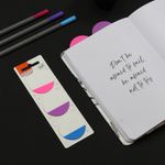 Kit Marcador de Páginas Adesivos BRW Redondo Moon 3 Blocos de 20 Folhas - 45x45mm