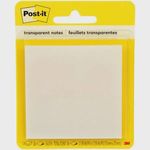 Bloco Notas Adesivas Post-it 3M Transparente Importado 36 Folhas