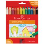 Ecogiz de Cera Faber Castell 12 Cores