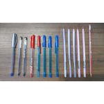 Lote 14 Itens Kit Caneta com pequenos defeitos e Lápis - Cis Scrit Trilux Faber Compactor