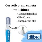 Caneta Corretiva Tilibra 9ml - Corretivo