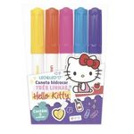 Estojo Canetinha Hello Kitty Leo&Leo 3 Linhas - 5 Cores Hidrográficas