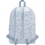 Mochila Tilibra Coração Metálica Academie - com Chaveiro de Pom Pom Escolar