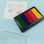 Carimbeira Tilibra Colorida Degradê 5 Cores