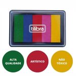 Carimbeira Tilibra Colorida Degradê 5 Cores