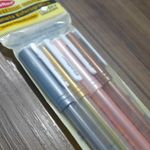 Kit 4 Caneta Goller Cores Metálicas