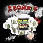Slime Preto Kimeleka Zoombie Acrilex180g - Boneco Dedoche Surpresa