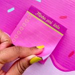 Bloco Notas Adesivas Jocar Office Rosa Checklist - Pink Vibes - 100 Folhas