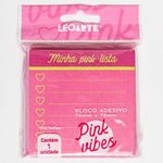 Bloco Notas Adesivas Jocar Office Rosa Checklist - Pink Vibes - 100 Folhas