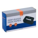 Perfurador de Papel Metálico 2 Furos BRW 6mm
