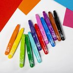 Giz Gel Retrátil Tris Mega Color com Cheirinho - 12 Cores