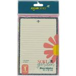 Bloco Adesivo Pautado Jocar Office 50 Folhas Decoradas Soul Garden
