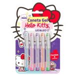 Kit 5 Mini Caneta Hello Kitty Colorida Leo&Leo