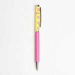Caneta Premium LeoArte Pink Vibes Coração Rosa Pastel
