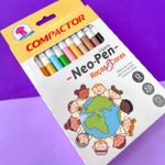 Canetinha Compactor NeoPen Tons de Pele Raças e Cores - 12 Caneta Hidrográfica