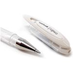 Caneta Branca Gel Uniball Signo Tom Pastel Ponta Fina 0.7mm