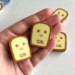 Kit 4 Borracha Cis Pacote de Pão Torradas Toast