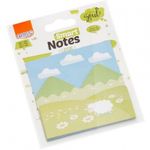 Kit Bloco Notas Adesivas Montanha Fofo BRW - 3 Blocos para Recados Anotações Lembretes