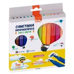 Canetinha BRW Vai e Vem 12 Cores - Hidrográfica