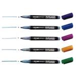 Kit 5 Marcador com Contorno Jocar Office - Outline - Metálico - Ideal para Lettering