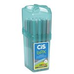 Pote Caneta Cis Bpx Ponta Fina 0.7mm - Kit com 36 Canetas