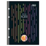 Refil para Caderno Argolado Fichário Tilibra Tiliflex Neon Kori - 80 Folhas