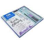 Kit para Brush Lettering Cis 9 Peças - Apostila, Dual Brush, Marcador