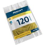 Kit Elástico de borracha Liga Mercur N18 Standard Amarelo 120 unidades