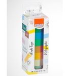 Kit 8 Washi Tape Holográfica BRW - Fita 15mm x 5 Metros