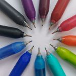 Kit 24 Caneta Fine Pen Faber Castell com Estojo Plástico Ponta Fina