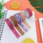 Kit 5 Washi Tape LeoArte Positive Vibes + 1 Suporte