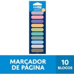Kit 10 Bloco Adesivo Marcador de Página Cis - 20 Folhas cada