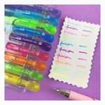 Kit 10 Caneta Cis Fusion Gel Pastel + Neon Ponta 1.0mm