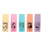 Kit 5 Mini Marca Texto Pastel Looney Tunes LeoArte - Pernalonga Patolino PiuPiu