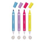 Kit 4 Marca Texto Apagável Jocar Office Leo&Leo