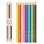 Lápis de Cor Faber-Castell Caras & Cores 12 + 6 Tons de Pele