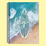 Caderno Capa Dura Surf 15 Matérias 300 Folhas
