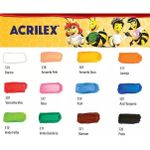 Tinta Guache Acrilex - Tradicional, Metallic ou Glitter - 6 ou 12 Cores