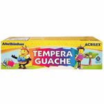 Tinta Guache Acrilex - Tradicional, Metallic ou Glitter - 6 ou 12 Cores