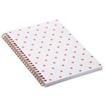 Caderno BRW Capa Dura Corações 80 Folhas 150x210mm