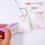 Bloco Notas Adesivas BRW Botânica Flores 30 Folhas