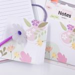 Bloco Notas Adesivas BRW Botânica Flores 30 Folhas