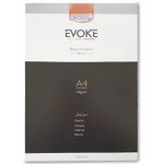 Bloco Folhas Pretas A4 BRW Evoke 120g - 20 Folhas Papel Preto Ideal para Caneta Branca