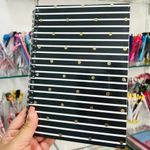 Caderno Capa Dura BRW Black & White Pautado Grande - 80 Folhas