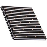 Caderno Capa Dura BRW Black & White Pautado Grande - 80 Folhas