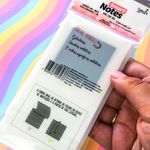 Bloco Notas com Imã BRW Rosa Pastel Pautado 30 Folhas - para Lembretes e Recados