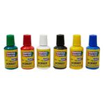 Tinta Guache com Pincel Acrilex 6 Cores - Estilo Corretivo