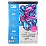 Apostila Bloco Livro de Exercícios Cis para Ilustração e Desenho A4 180g - 28 Folhas