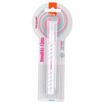 Marcador Double Line Traço Duplo BRW Tutti Frutti Ponta Fina 0.5mm