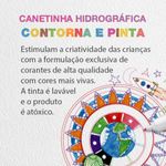 Canetinha Hidrográfica Faber-Castell Contorna & Pinta Ponta Dupla 10 Cores